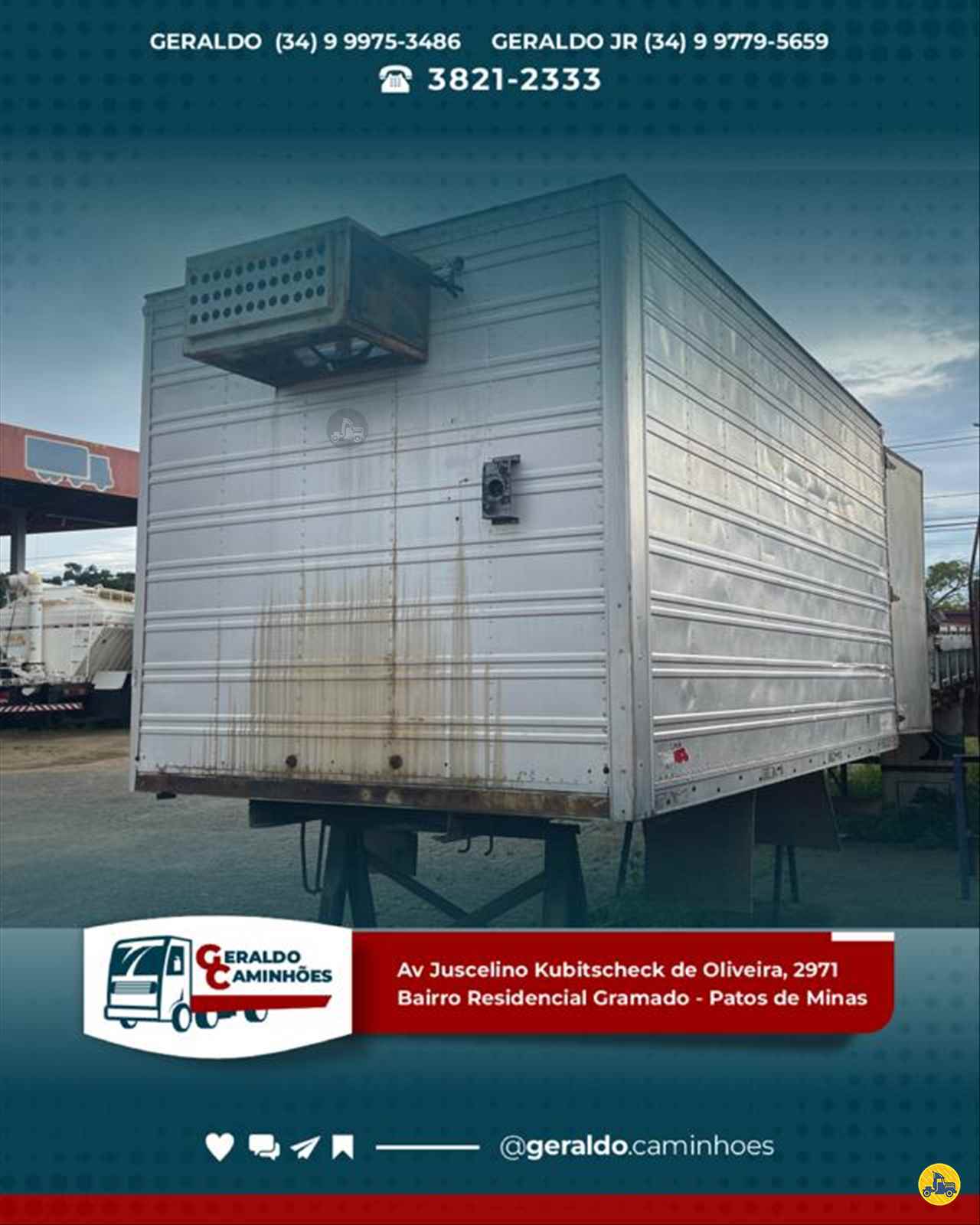 CARROCERIA SOBRE CHASSI  CAMINHAO 3/4 BAU FRIGORIFICO Geraldo Caminhões PATOS DE MINAS MINAS GERAIS MG